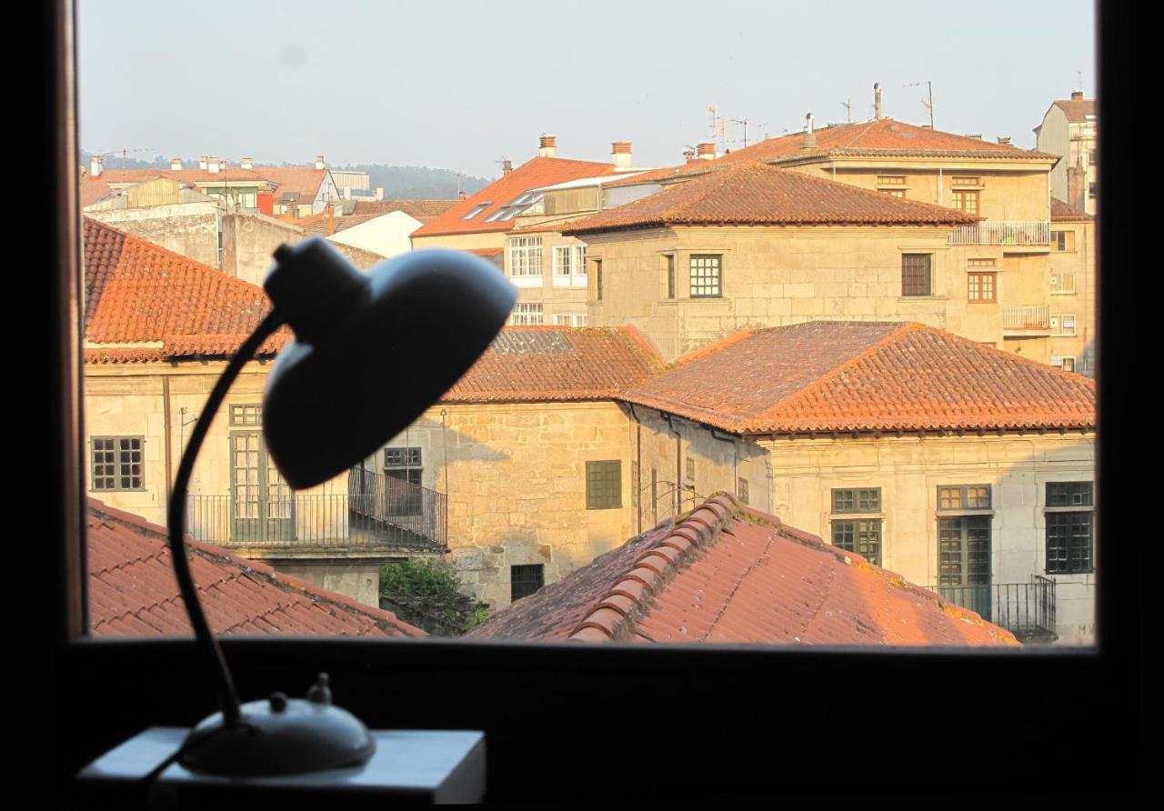 Excelentes Vistas En La Plaza De La Verdura Pontevedra Zewnętrze zdjęcie